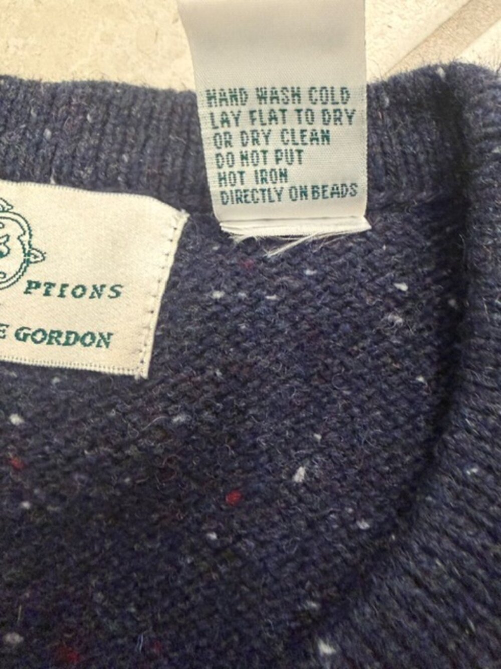 Vintage Design Options Phillip & Jane Gordon Fall Harvest Cardigan Sm Embroidery - Picture 9 of 12